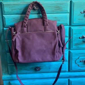 Burgundy purse